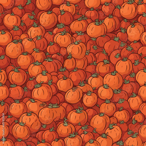 Seamless Colorful Tomato Pattern.

Seamless pattern of tomatos in colorful style. Add color to your digital project with our pattern!
