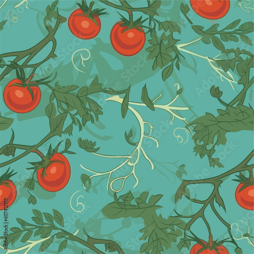 Seamless Colorful Tomato Pattern.

Seamless pattern of tomatos in colorful style. Add color to your digital project with our pattern!