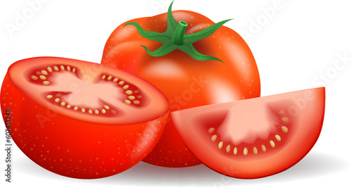 Tomatoes vegetables composition