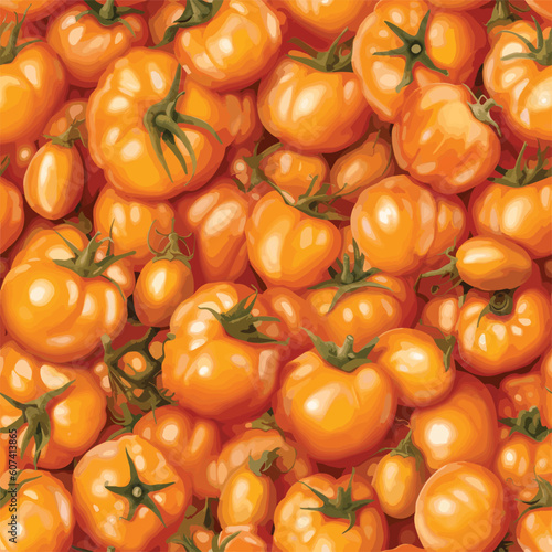 Seamless Colorful Tomato Pattern.

Seamless pattern of tomatos in colorful style. Add color to your digital project with our pattern!