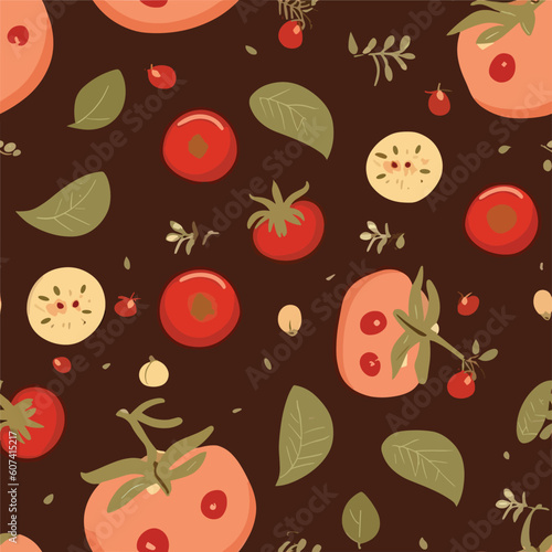 Seamless Colorful Tomato Pattern.

Seamless pattern of tomatos in colorful style. Add color to your digital project with our pattern!