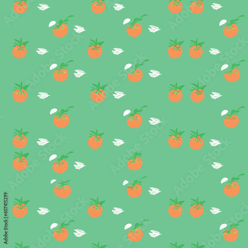 Seamless Colorful Tomato Pattern.

Seamless pattern of tomatos in colorful style. Add color to your digital project with our pattern!