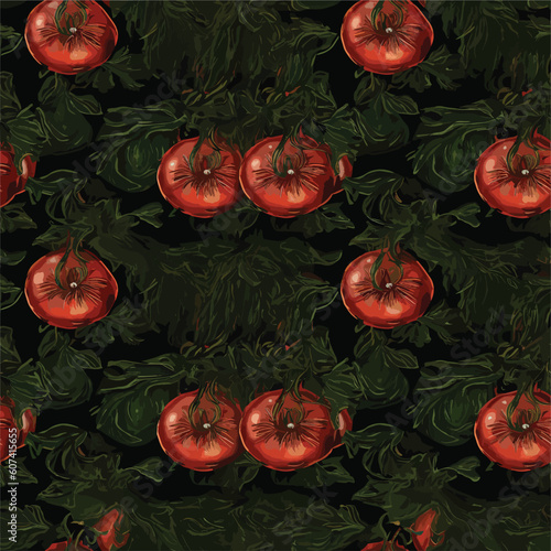 Seamless Colorful Tomato Pattern.

Seamless pattern of tomatos in colorful style. Add color to your digital project with our pattern!