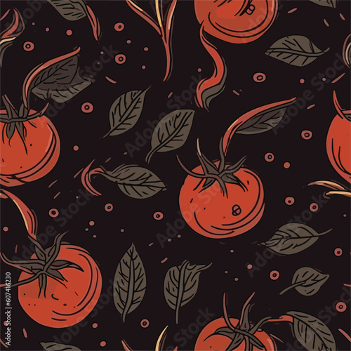 Seamless Colorful Tomato Pattern.

Seamless pattern of tomatos in colorful style. Add color to your digital project with our pattern!
