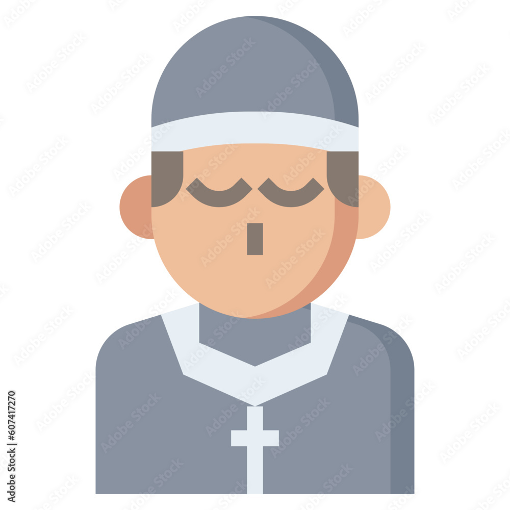 christian line icon,linear,outline,graphic,illustration