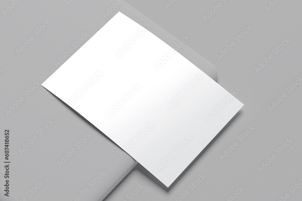 A5 Poster Blank Mockup A5 Poster Blank Mockup