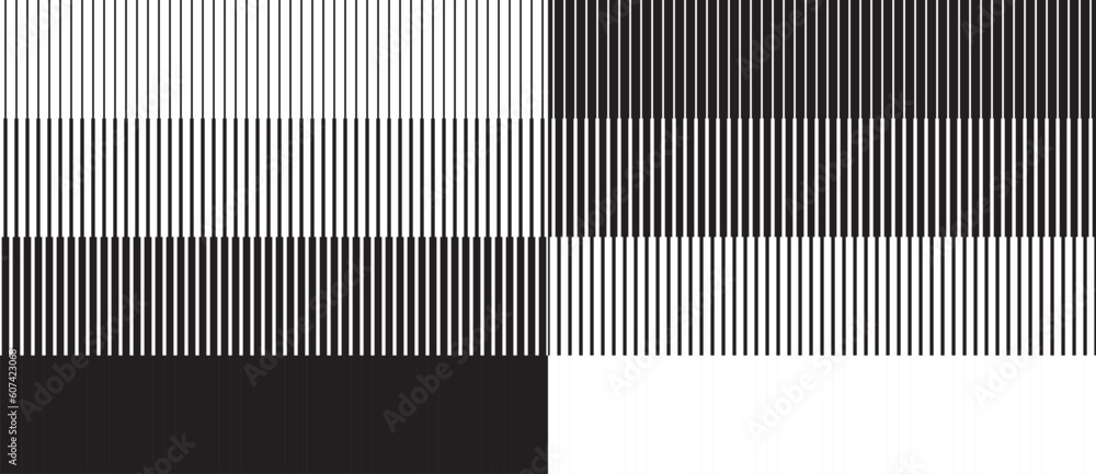Abstract art geometric background with vertical lines. Optical illusion ...