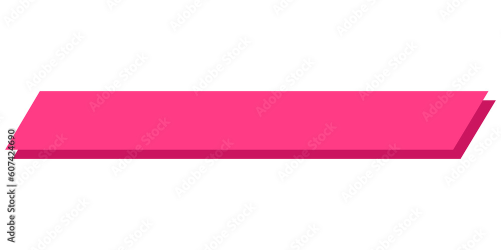Rectangular Ribbon Banner Rectangular Ribbon Banner