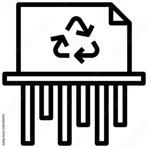 recycled paper line icon,linear,outline,graphic,illustration