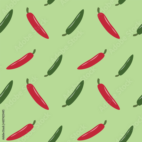 Cute seamless pattern with vegetables