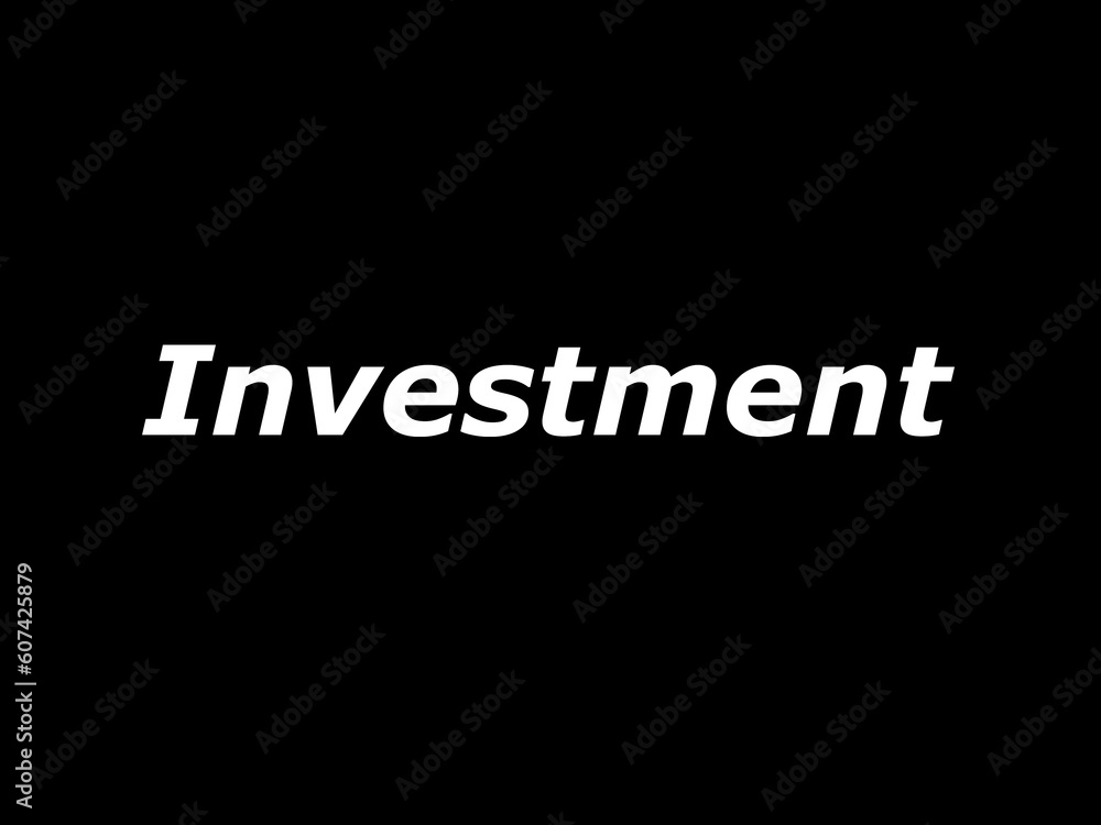 Obraz premium Investment