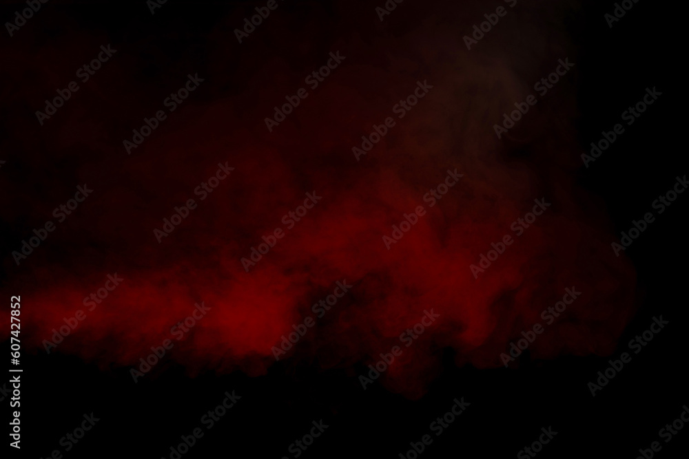 Orange and red steam on a black background. Orange and red steam on a black background.