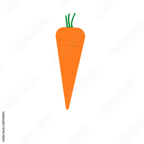carrot isolated on white background