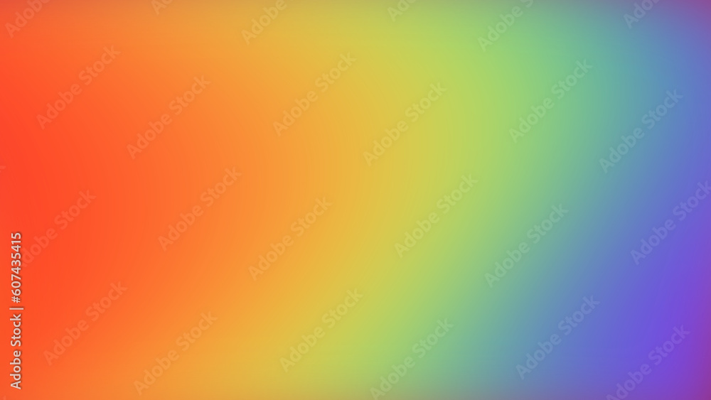 Light Multi color, Rainbow gradient blurred bright pattern. Texture smooth and blurred gradient brilliant backdrop. Design layout multicolor for poster banner web. Gay Pride LGBT concept is colorful	
