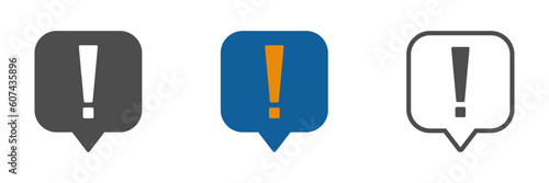 Complaint vector icons set