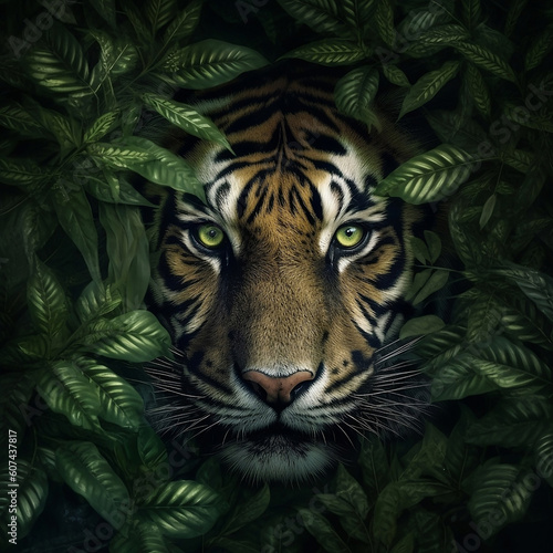 Bengal Tiger in Forest 