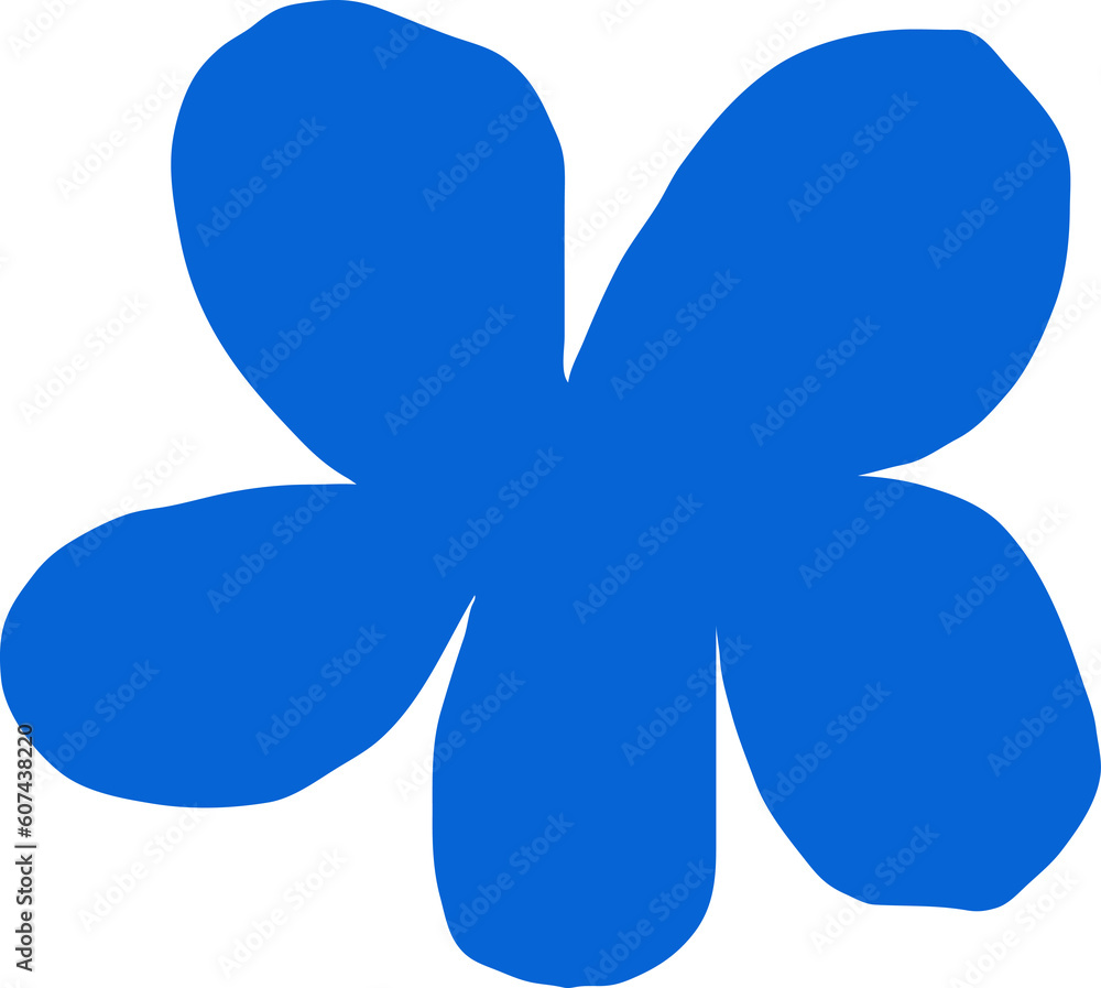 Blue Blob Flower Blue Blob Flower