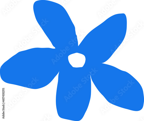 Blue Blob Flower