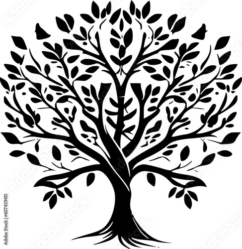 Tree of Life - High Quality Vector Logo - Vector illustration ideal for T-shirt graphic