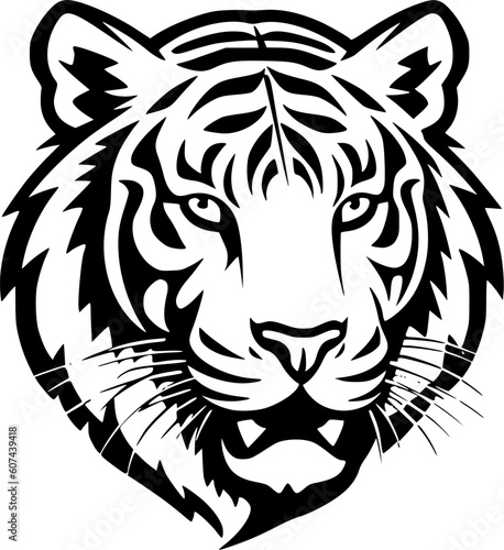 Fototapeta Naklejka Na Ścianę i Meble -  Tiger - High Quality Vector Logo - Vector illustration ideal for T-shirt graphic