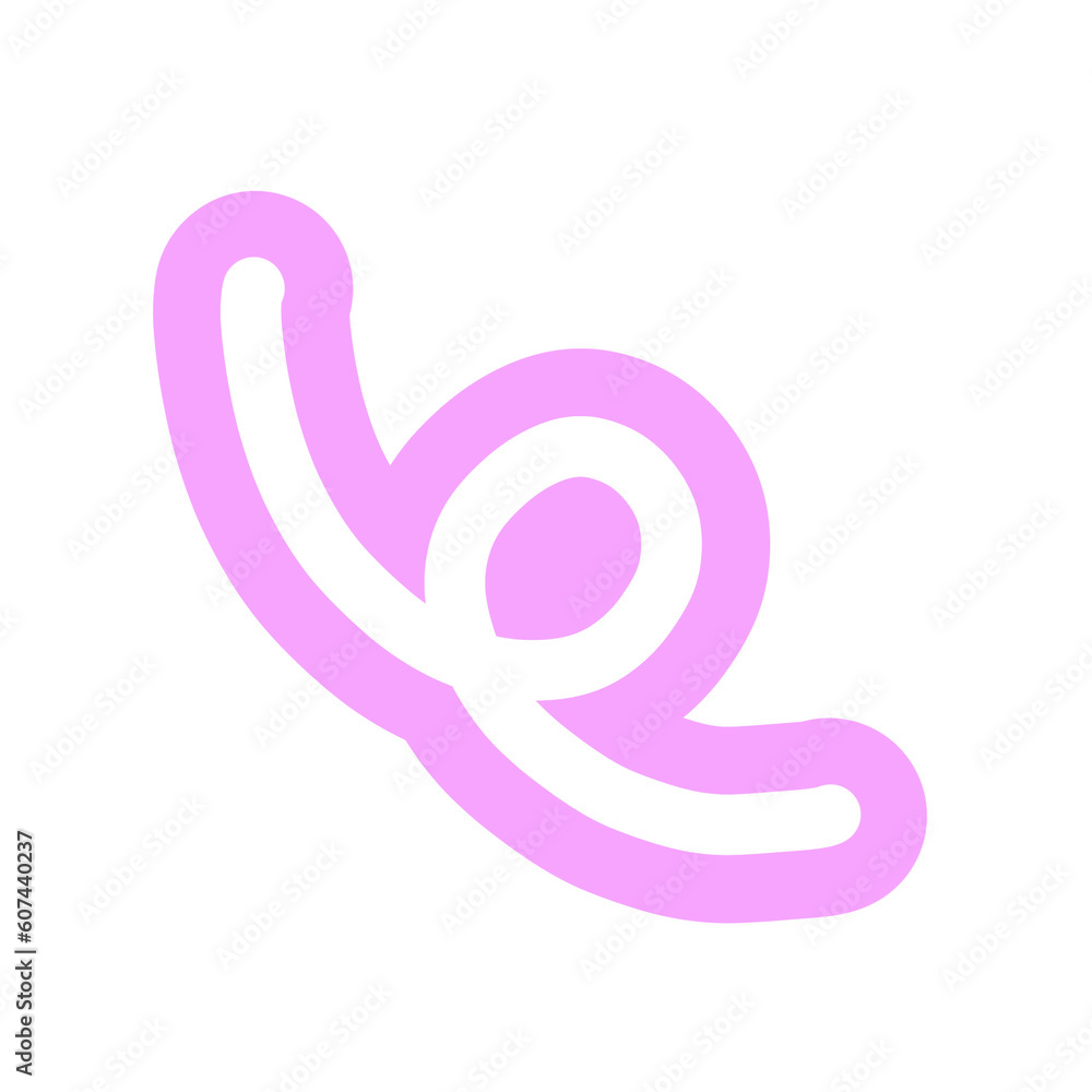 Hand-drawn Cute pink line, shape, strokes, curve, Decoration and elements design in doodle style Hand-drawn Cute pink line, shape, strokes, curve, Decoration and elements design in doodle style