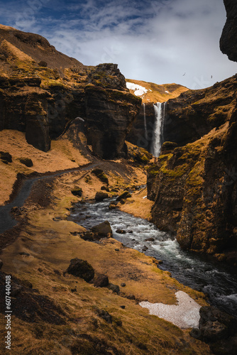 The diverse but very beautiful landscape of Iceland. Here you can feel true freedom watching such views. Iceland in march.