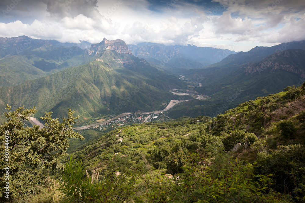 Obraz premium Urique, en la sierra Tarahumara, Chihuahua.