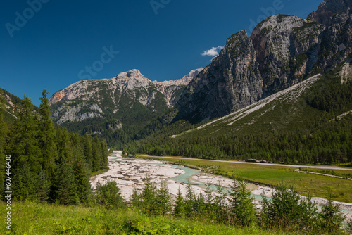 landscape in the dolomites