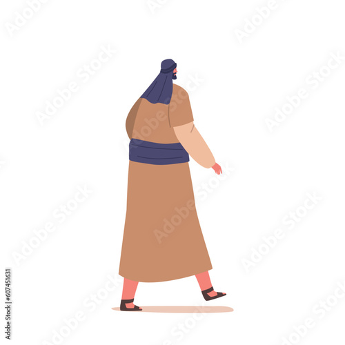 Ancient Israelite Man Character, Historical Figure From Ancient Times, Belonging To The Israelite Civilization