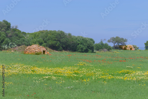 A Puglia typical country house at Italy.