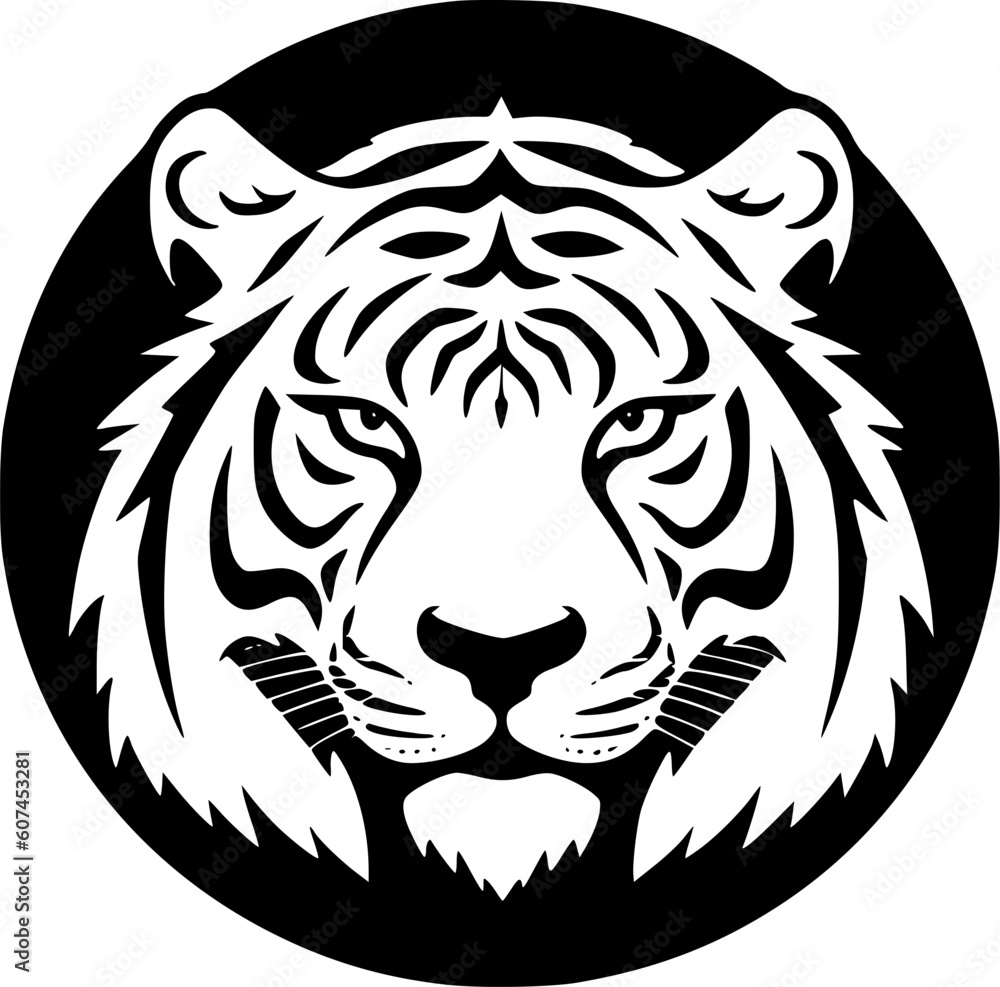 Tiger | Minimalist and Simple Silhouette - Vector illustration Tiger | Minimalist and Simple Silhouette - Vector illustration