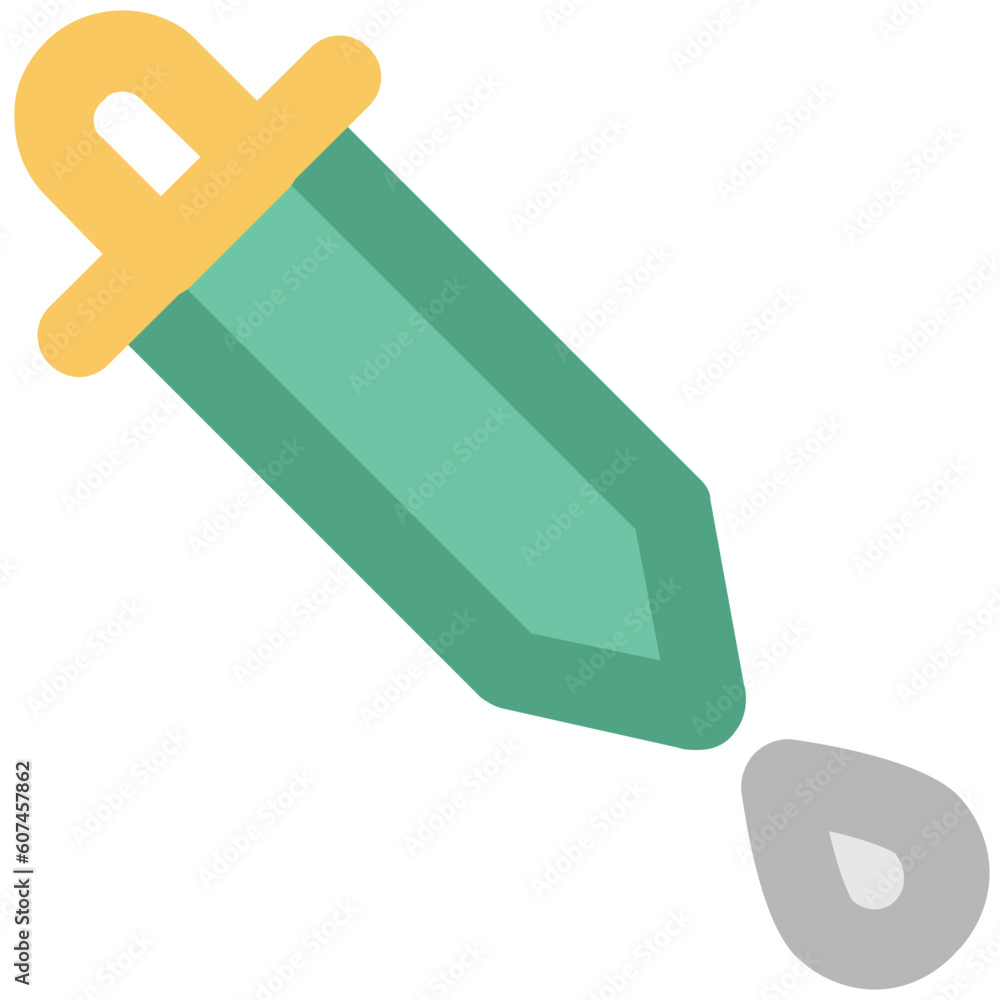 An injection syringe bold line icon design An injection syringe bold line icon design