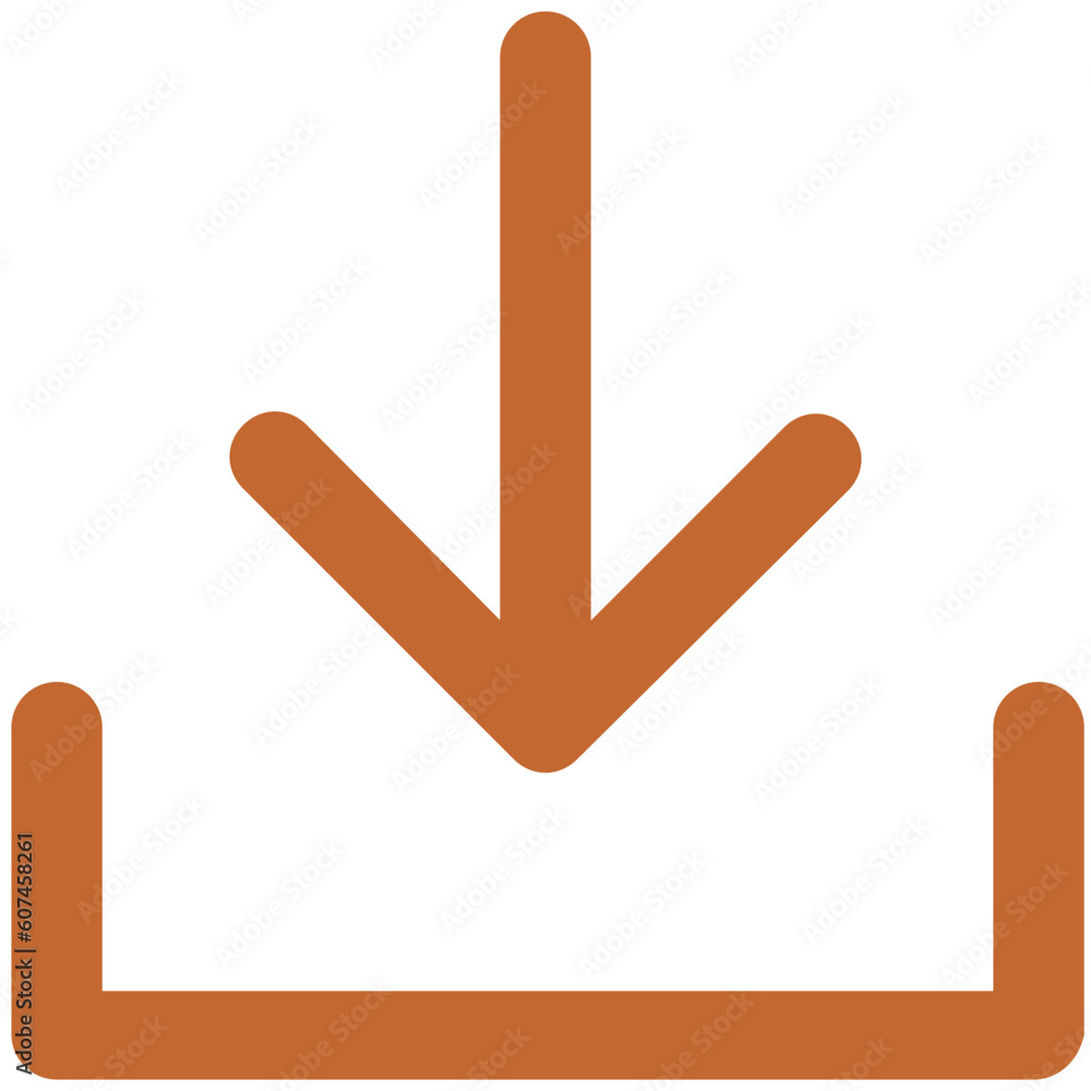 An icon of uploading line design An icon of uploading line design