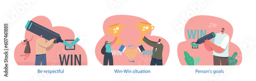 Win-win Situation Is A Mutually Beneficial Outcome Where All Parties Involved Gain And Achieve Their Desired Objectives