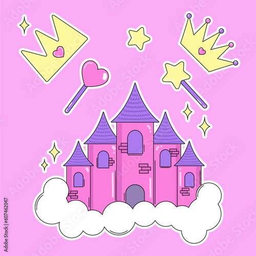 Set de ilustraciones princesa