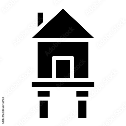 stilt house glyph 