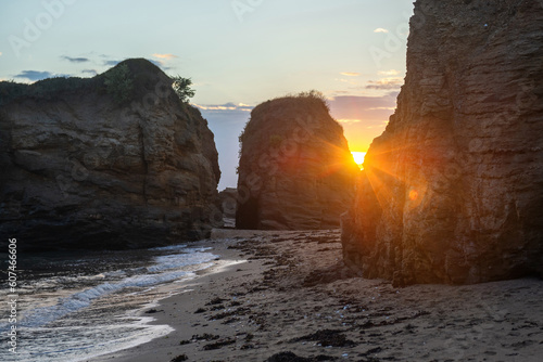 sunset at the beach