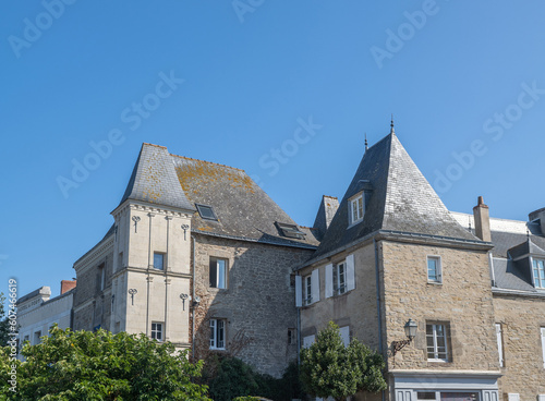 Charming town in Britany, F...