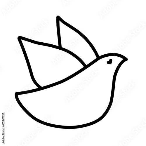 Wedding Doodle Icon. Hand drawn vector wedding symbols and signs on white background