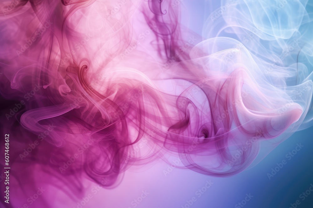 Colored smoke, abstract background, generated with AI, retouched with Photoshop