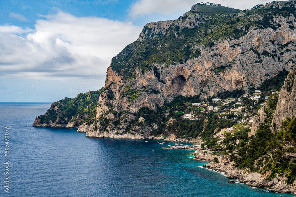 view of the coast of Positano