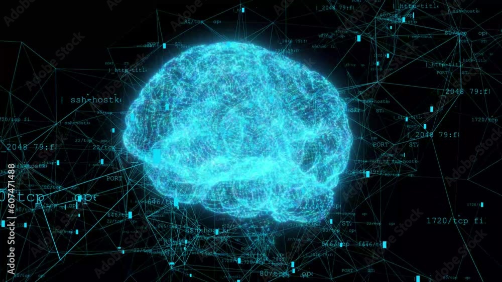 Consciousness spins in a cloud of problems in the modern world. Seamless loop. Consciousness spins in a cloud of problems in the modern world. Seamless loop.