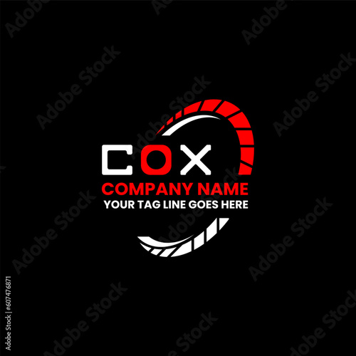COX letter logo creative design with vector graphic, COX simple and modern logo. COX luxurious alphabet design  