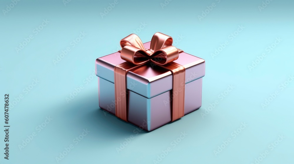 Surprise and Joy in 3D Gift Box Illustration generated by AI Surprise and Joy in 3D Gift Box Illustration generated by AI