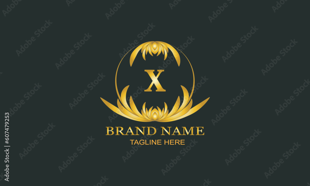Luxury letter X logo. Sophisticated design for monogram, royalty sign, lettermark, boutique, cafe, hotel, heraldry, jewelry, wedding. Luxury letter X logo. Sophisticated design for monogram, royalty sign, lettermark, boutique, cafe, hotel, heraldry, jewelry, wedding.