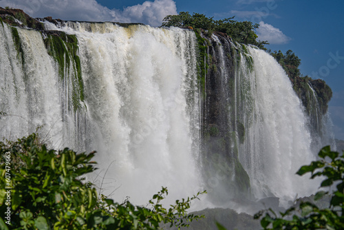 The Iguazu Falls a UNESCO Natural Heritage Site showcase the harmonious coexistence of water land and sky