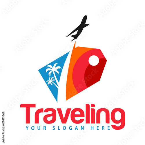 Travel Summer Logo Design Illustration