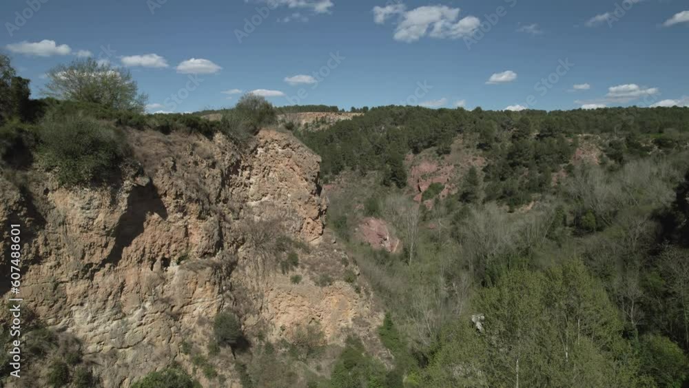 Aerial view of a hill, Anna, Valencia, Spain. Aerial view of a hill, Anna, Valencia, Spain.