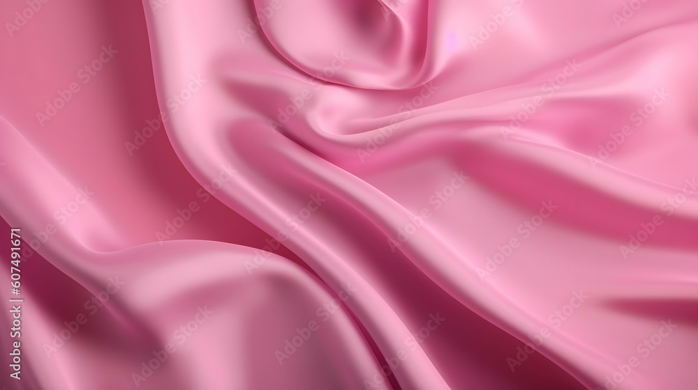 pink silk satin background. generative, silk, satin, texture, fabric