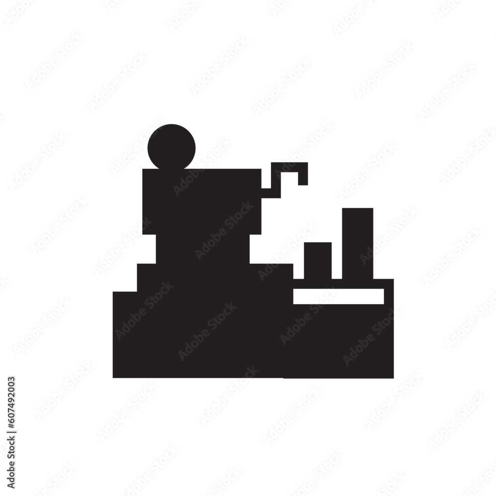 Drugs Machine Production Solid Icon Drugs Machine Production Solid Icon